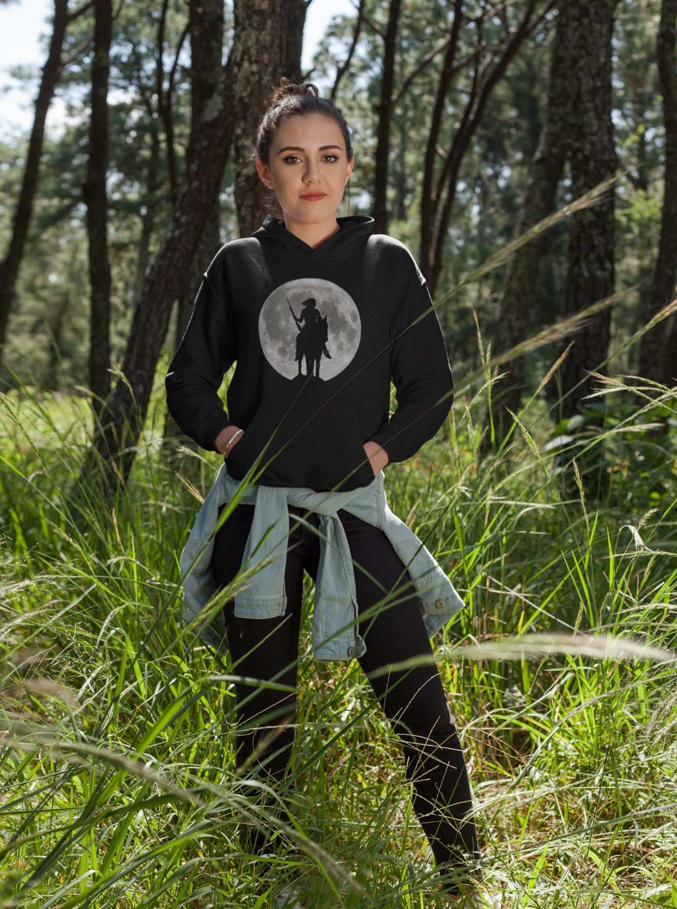 Moon Rider Hoodie - Black