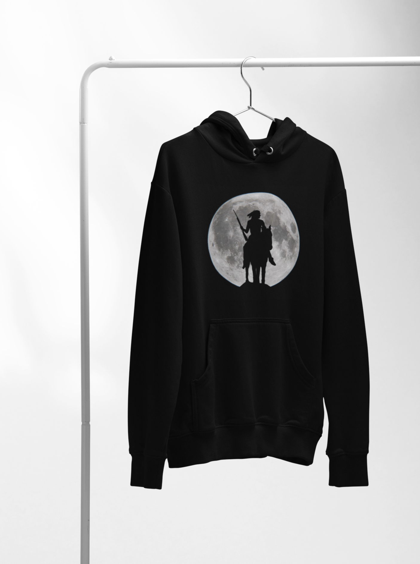 Moon Rider Hoodie - Black