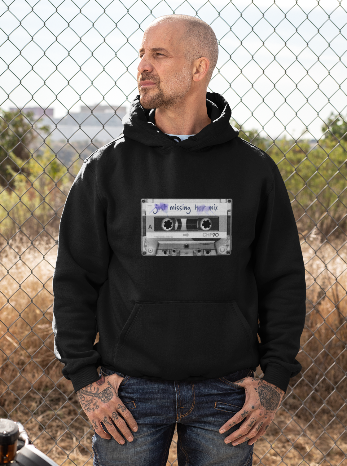 Just Missin Her Hoodie - Black