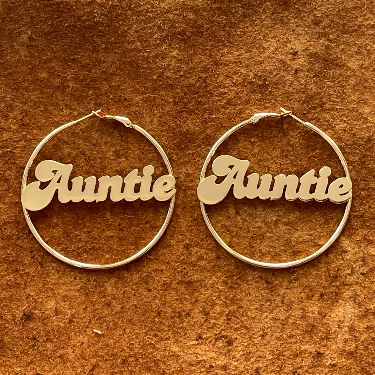 Surgical Steel Hoops - Auntie