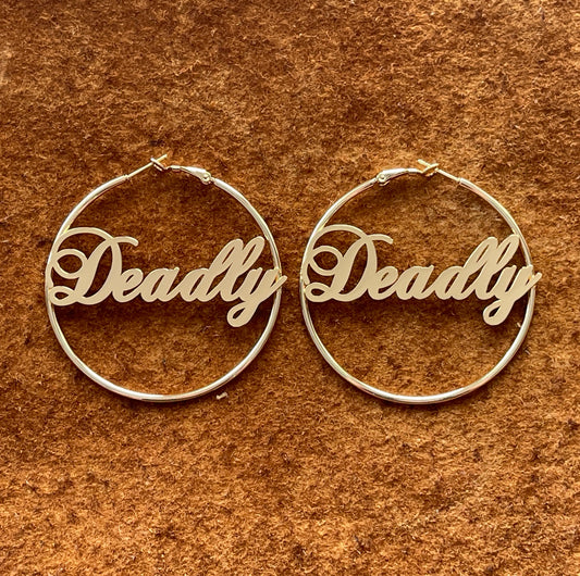 Surgical Steel Hoops - Deadly