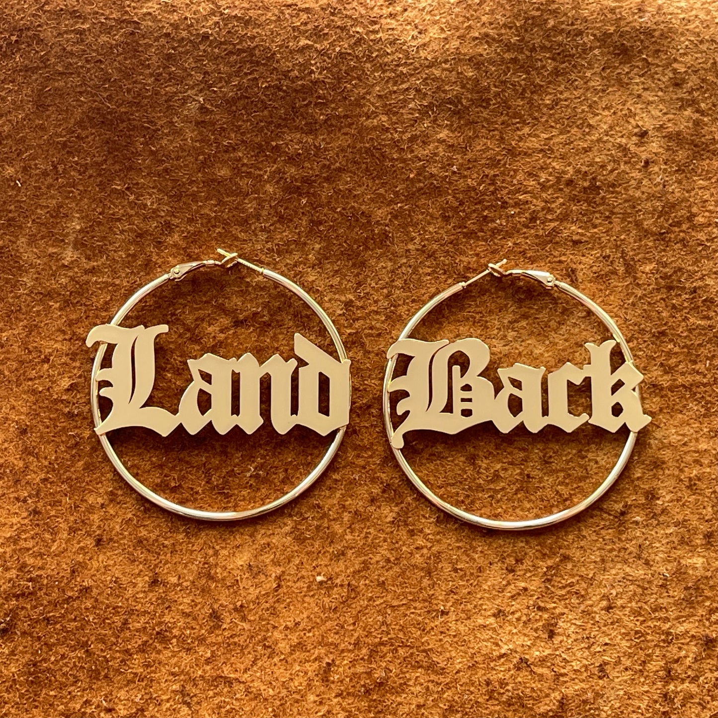 Surgical Steel Hoops - Land Back