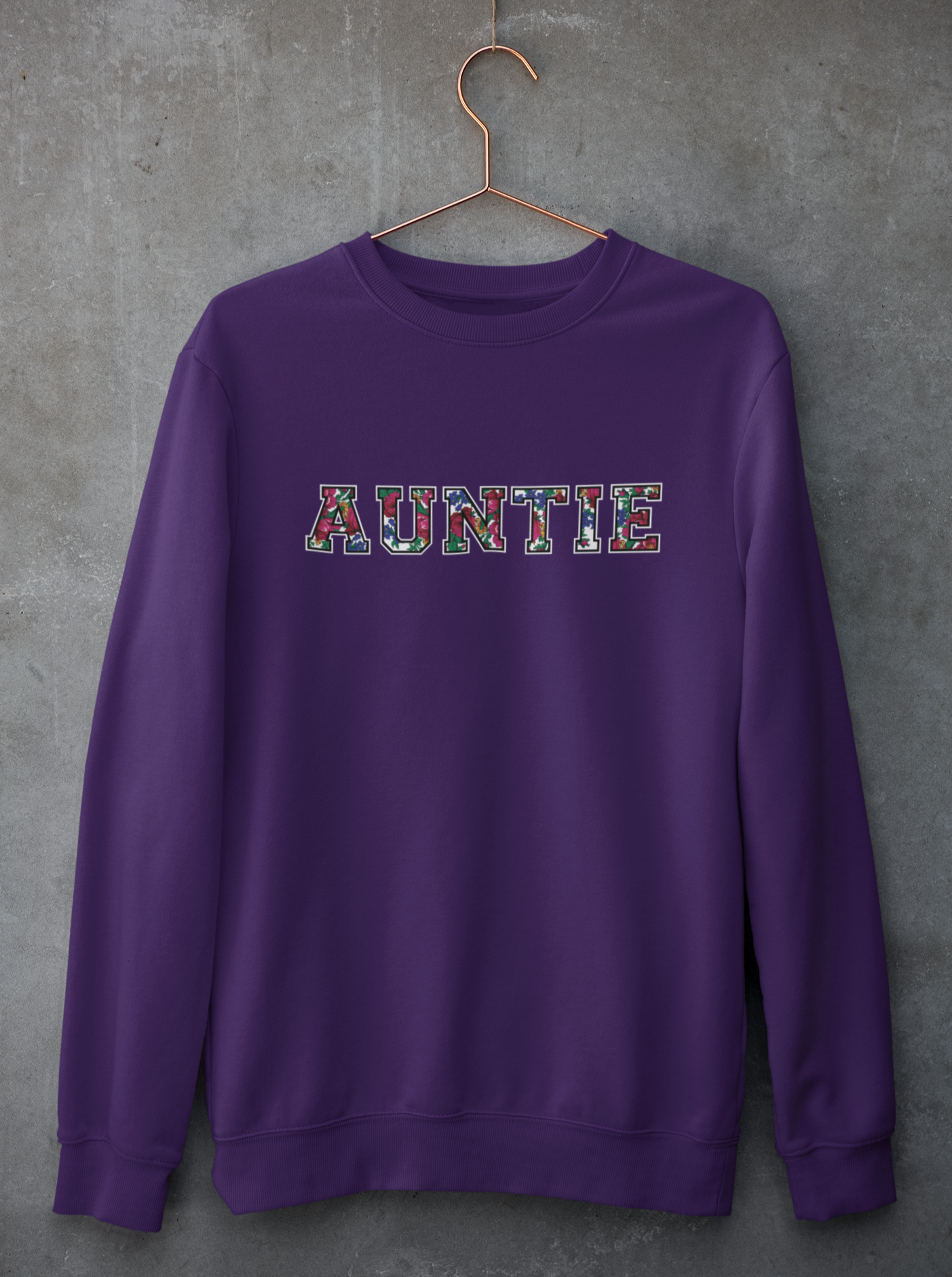Auntie Crewneck - Purple