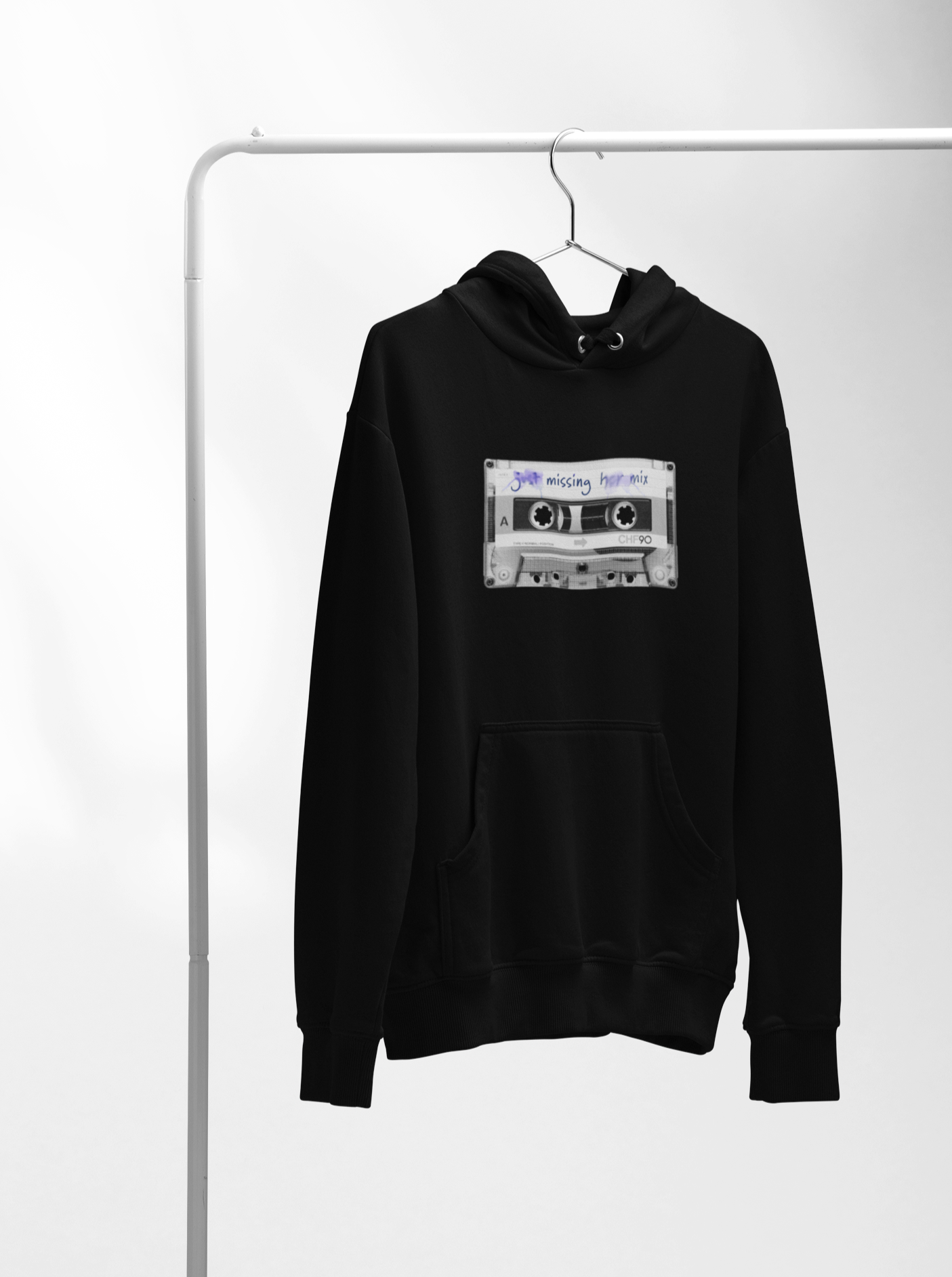 Just Missin Her Hoodie - Black