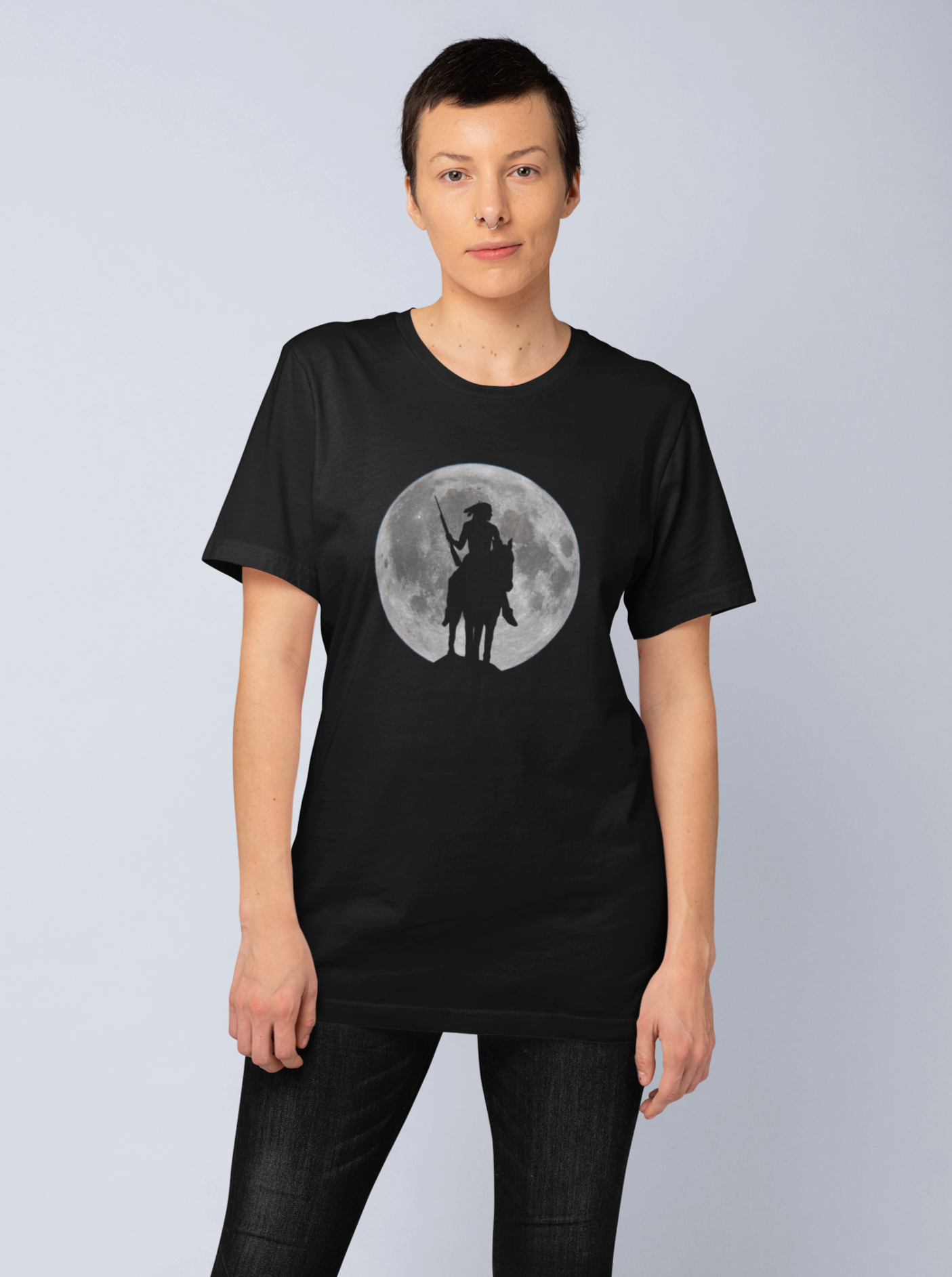 Moon Rider T-Shirt - Black