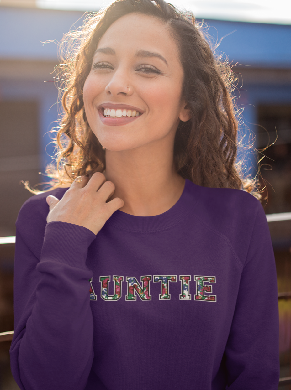 Auntie Crewneck - Purple